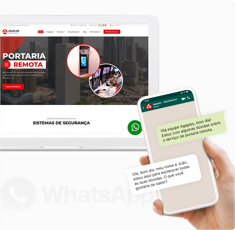 Integração com WhatsApp e CRM